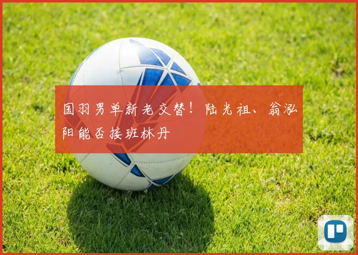 国羽男单新老交替！陆光祖、翁泓阳能否接班林丹